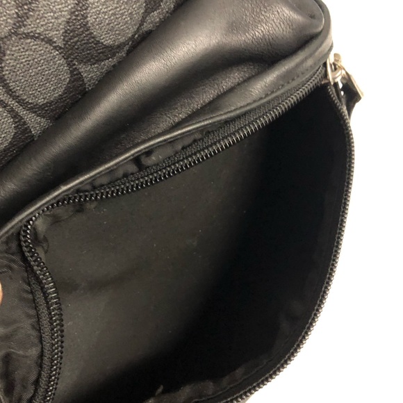 Coach men’s backpack black and gray - Picture 11 of 15